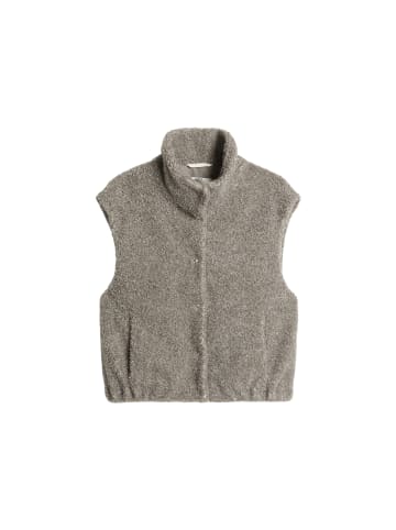 Marc O'Polo Teddyweste regular in Stone Taupe Melange