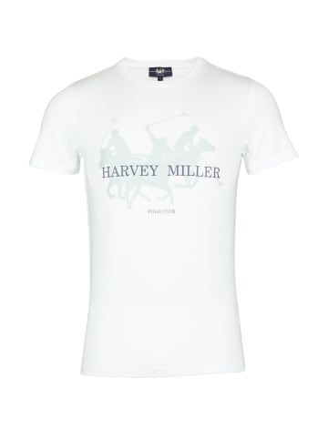 HARVEY MILLER POLO CLUB T-Shirt in weiss