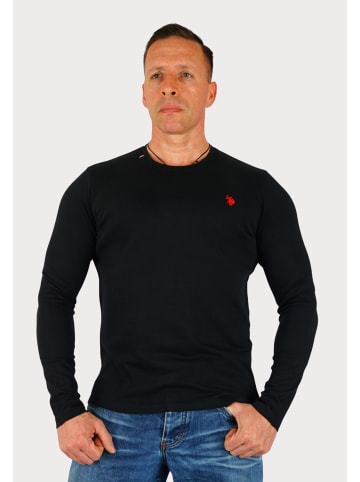 U.S. Polo Assn. Longsleeve in schwarz