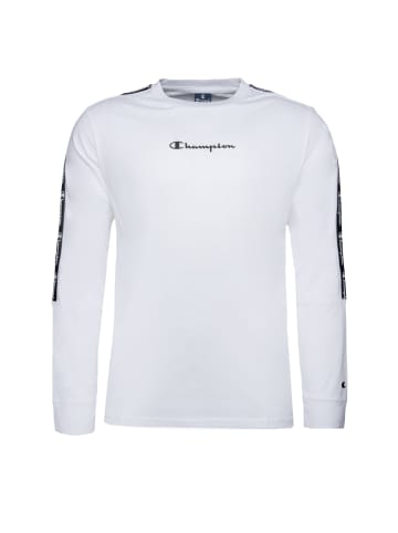 Champion Langarmshirt Long Sleeve Crewneck in weiss