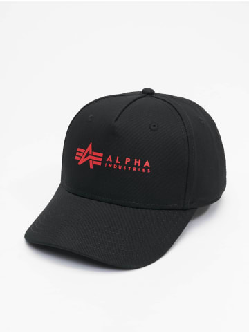 Alpha Industries Alpha Industries Cap in black/red