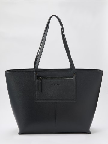 KOROSHI Schultertasche in Lederoptik in SCHWARZ
