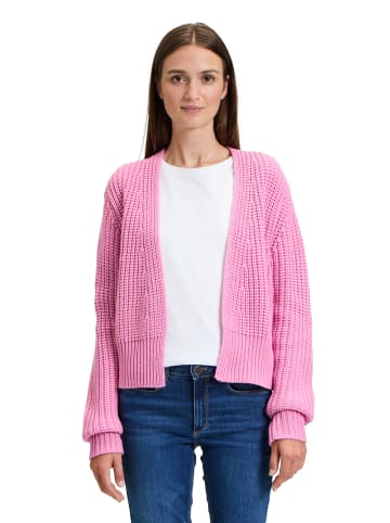 BETTY & CO Grobstrickjacke ohne Verschluss in Moonlite Mauve