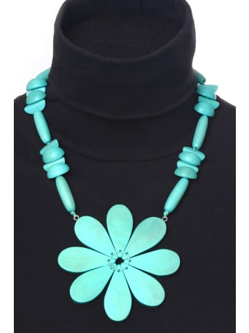 collezione alessandro Kurze Kette " Delia " in aqua