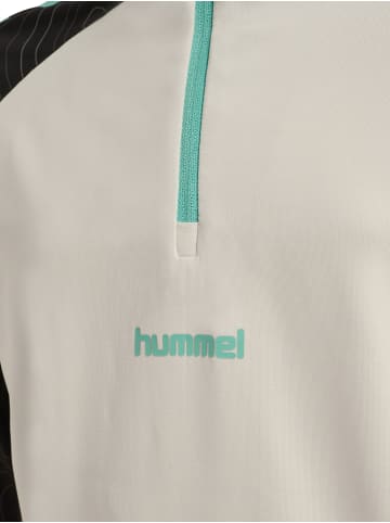 Hummel Halbreißverschluss Sweatshirt Hmlblaze Kinder in VAPOROUS GRAY/POOL BLUE