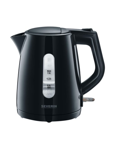 SEVERIN WK 3410 Wasserkocher 1 l in Schwarz