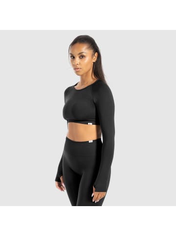 SMILODOX Longsleeve Linnea in Schwarz