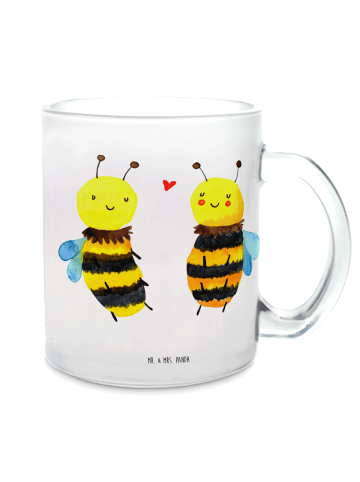 Mr. & Mrs. Panda Teetasse Biene Verliebt ohne Spruch in Transparent