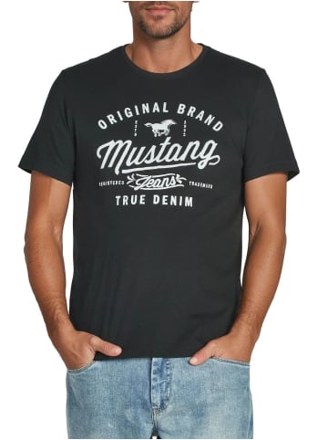 Mustang T-Shirt Basic Print 4er Pack in Mehrfarbig