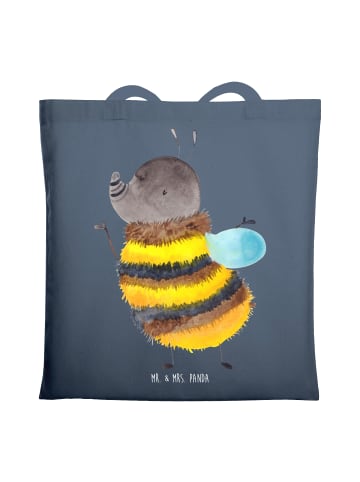 Mr. & Mrs. Panda Beutel Hummel flauschig ohne Spruch in Indigo Blue