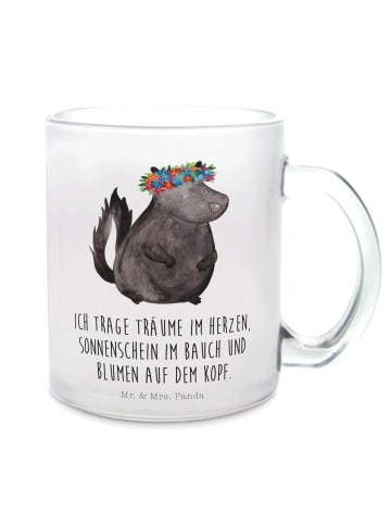 Mr. & Mrs. Panda Pott Stinktier  mit Spruch in Transparent