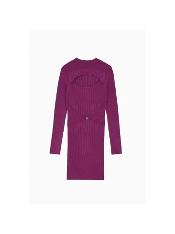 Lila Viskose Casual Kleid