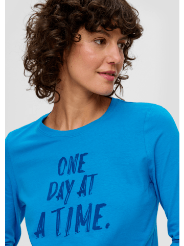 s.Oliver T-Shirt langarm in Blau