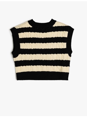 KOTON Sweater in Ekru Gestreift