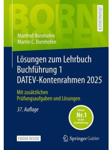 Springer Berlin Buch - Lösungen zum Lehrbuch Buchführung 1 DATEV-Kontenrahmen 2025
