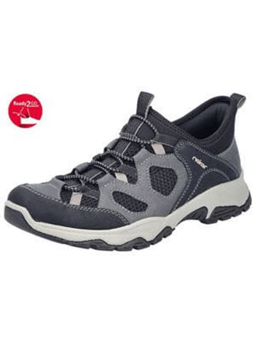 rieker Herren Halbschuhe  in Schwarz