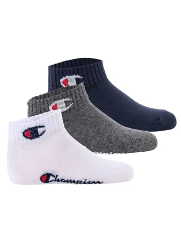 Champion Socken 3er Pack in Blau/Weiß/Grau