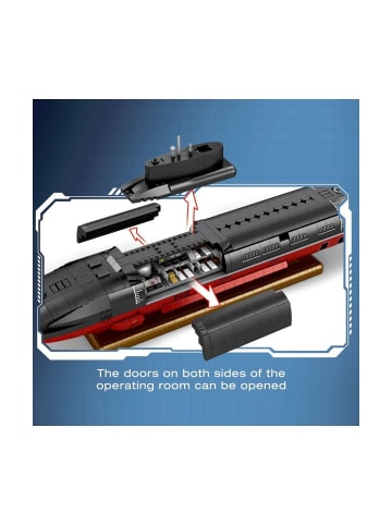 Reobrix 33048 Shark Modell Klemmbaustein Set 2895 Teile