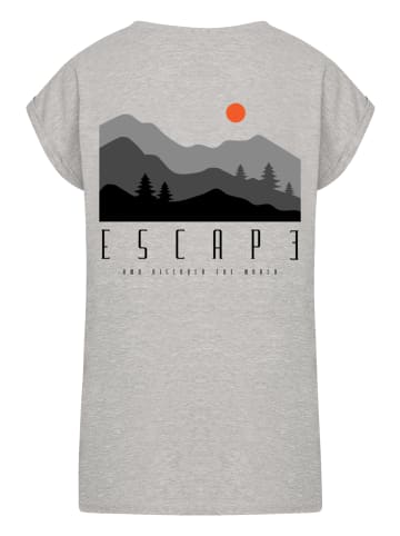 F4NT4STIC T-Shirt Discover the World Forest in grau meliert