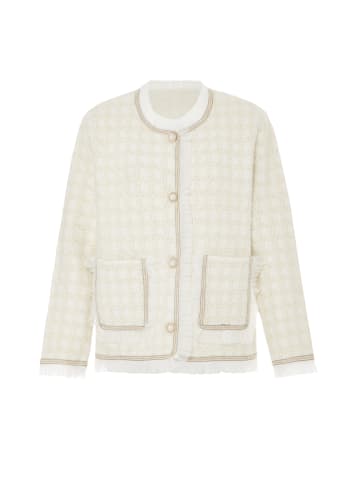 Usha Cardigan in Wollweiss