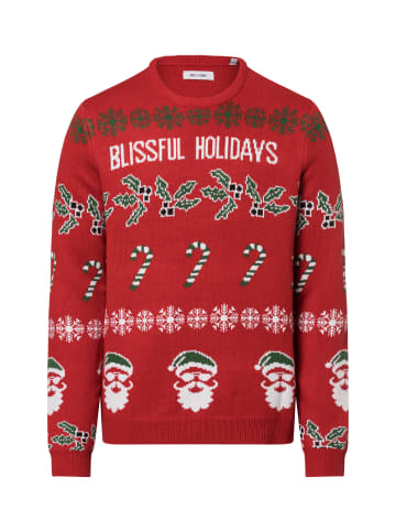 Only&Sons Strickpullover in rot mehrfarbig - 0002