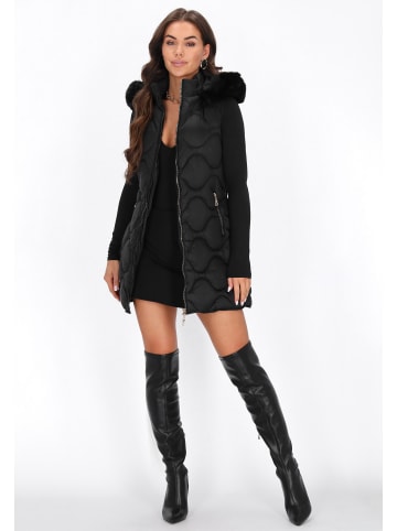 faina Women Vest in black