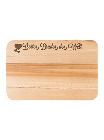 Mr. & Mrs. Panda Holzbrettchen Bruder mit Spruch in Transparent