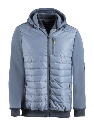 H.I.S Kapuzensweatjacke in blaugrau