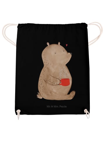 Mr. & Mrs. Panda Beutel Bär Kaffee ohne Spruch in Schwarz
