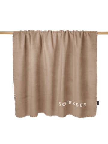 Schiesser Wohndecke Klara (150x200 cm) in Taupe