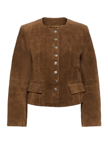 Karen By Simonsen Lederjacke KBEbba Casual fit in Partridge