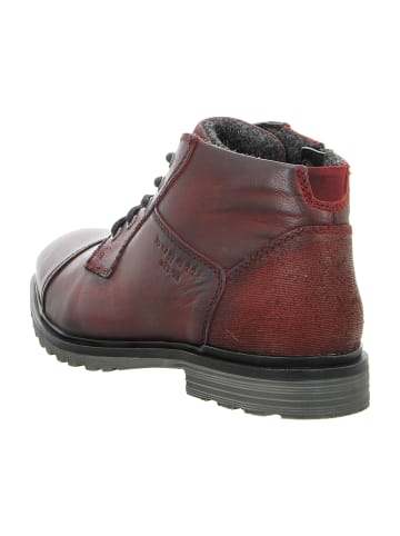 Bugatti Schnürstiefeletten in Rot