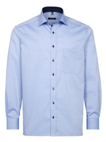 Eterna Langarm-Hemd in hellblau