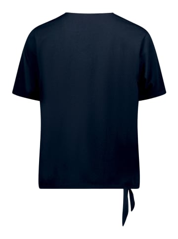 Betty Barclay Basic Shirt mit Schleifenknoten in dunkelblau