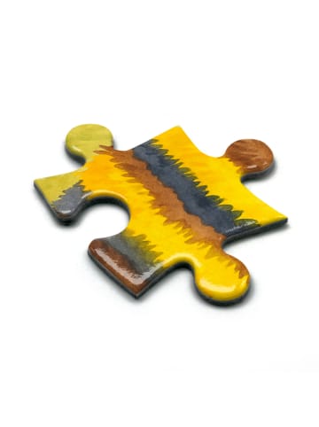 Mr. & Mrs. Panda Puzzle Hummel flauschig Design ohne Spruch in Weiß