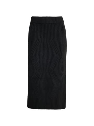 DreiMaster Damen Strickrock in Schwarz