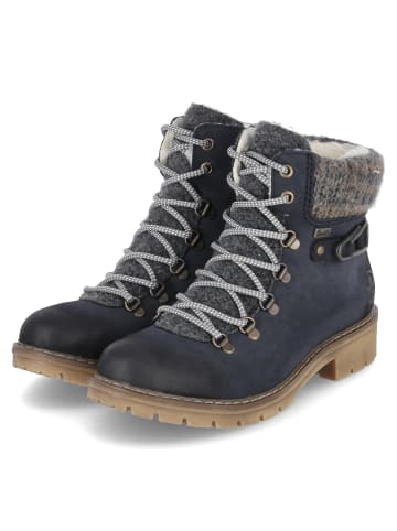 rieker Schnürstiefel in blau