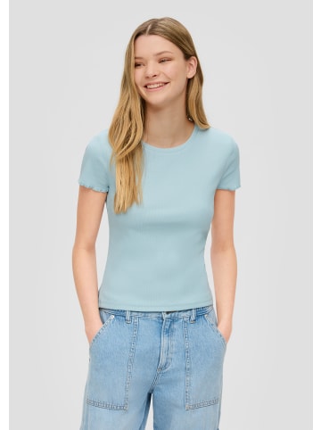 QS T-Shirt in 6103_helles türkis