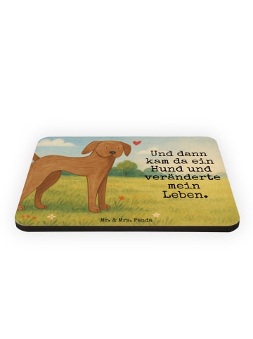 Mr. & Mrs. Panda Büromagnet Hund Dogge Design mit Spruch in Weiß