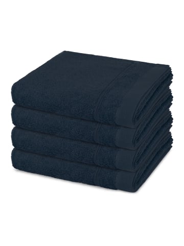 Ross 4 X Handtuch im Set Rubin in Denim