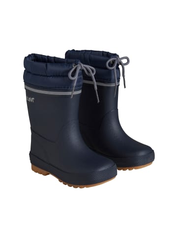 CeLaVi Winterboots CEThermal wellies w.lining solid in Blau