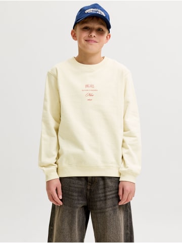JACK & JONES Junior Sweatshirt in Antique White
