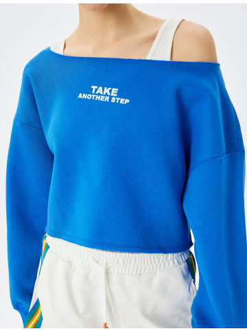 KOTON Sweatshirt in Saks Blau