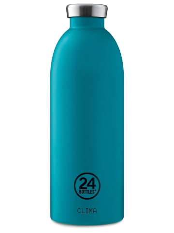 24Bottles Edelstahl Trinkflasche Clima Bottle Atlantic Bay 0,85 l in blau