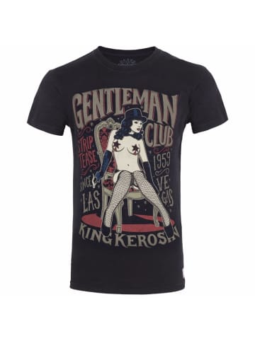 King Kerosin T-Shirt in Schwarz