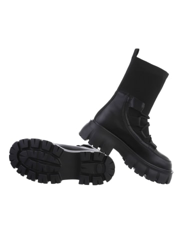 Ital-Design Stiefelette in Schwarz