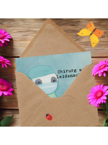 Mr. & Mrs. Panda Einladungskarte Chirurg Leidenschaft Design mit... in Weiß