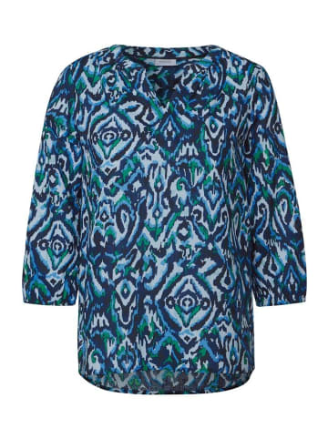 Cecil Langarmbluse in universal blue