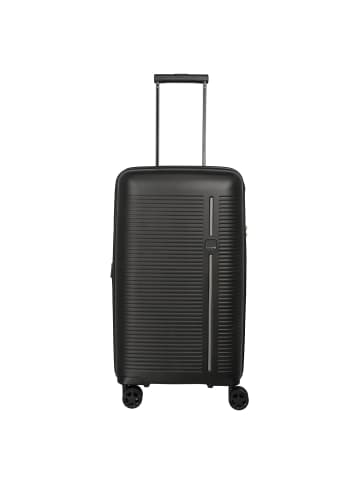 travelite Roomer 4 Rollen Trolley 66 cm in schwarz