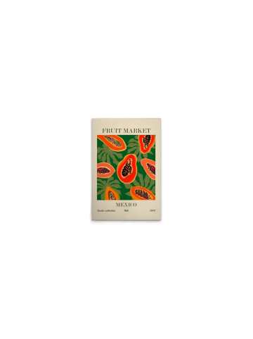 A.S. Création Leinwandbild Canvas Fruit Market Beige